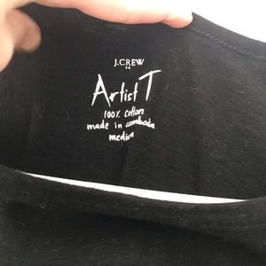 J. Crew artist tee black